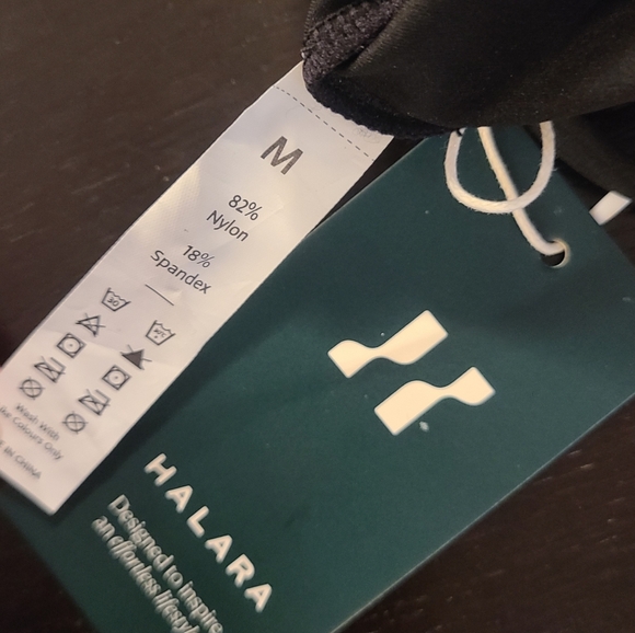 NWT Halara Lace Up Back Bodycon Side Hem Ties, Medium - Picture 4 of 5